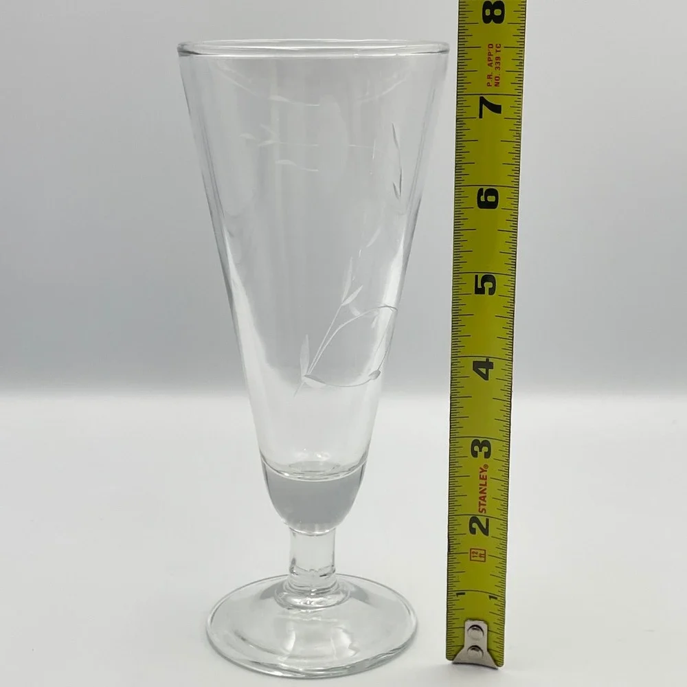 Princess House Heritage Crystal‎ Pilsner Glass 7.5